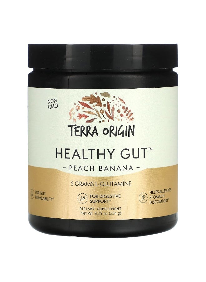 Terra Origin - Terra Origin, Healthy Gut, Peach Banana, 8.25 oz (234 g) - Image 1