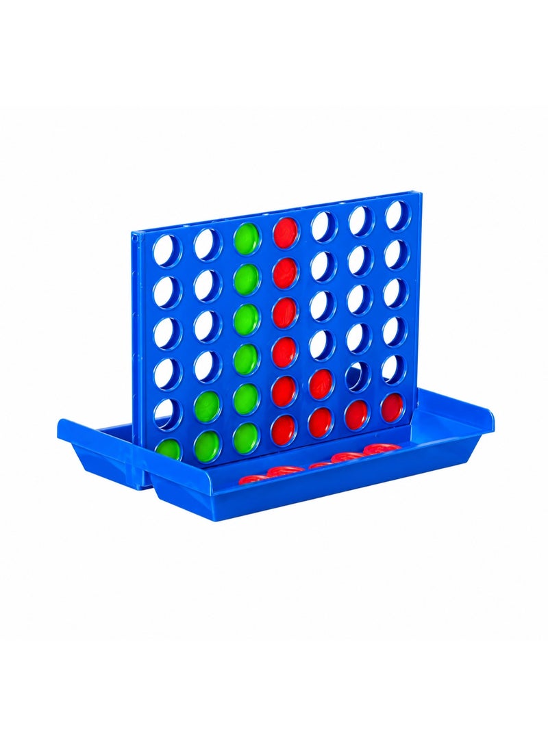 Mini Size Bingo 4 In a Row Game 2-Players Strategy Game Compact Portable Tabletop Connect Game for Kids and Adults  (Plastics discs Color May differ) - Image 1