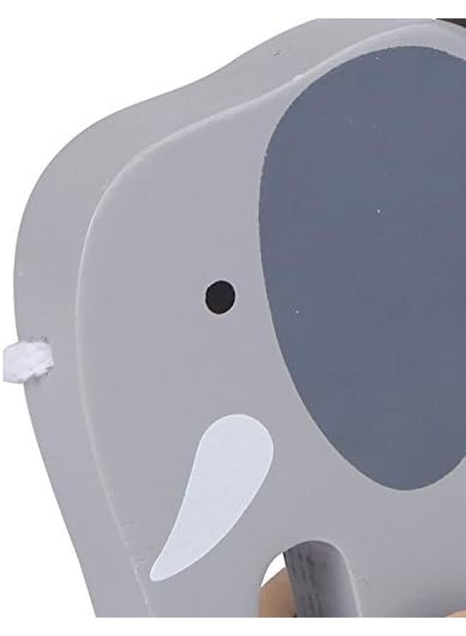 Hape Elephant Push And Pull Along Toy For 12 Plus Months Babies Grey - Image 2