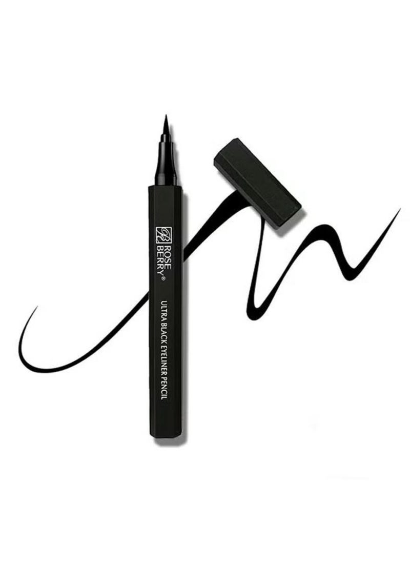 ROSE BERRY Ultra Black Eyeliner Pencil  - Image 2