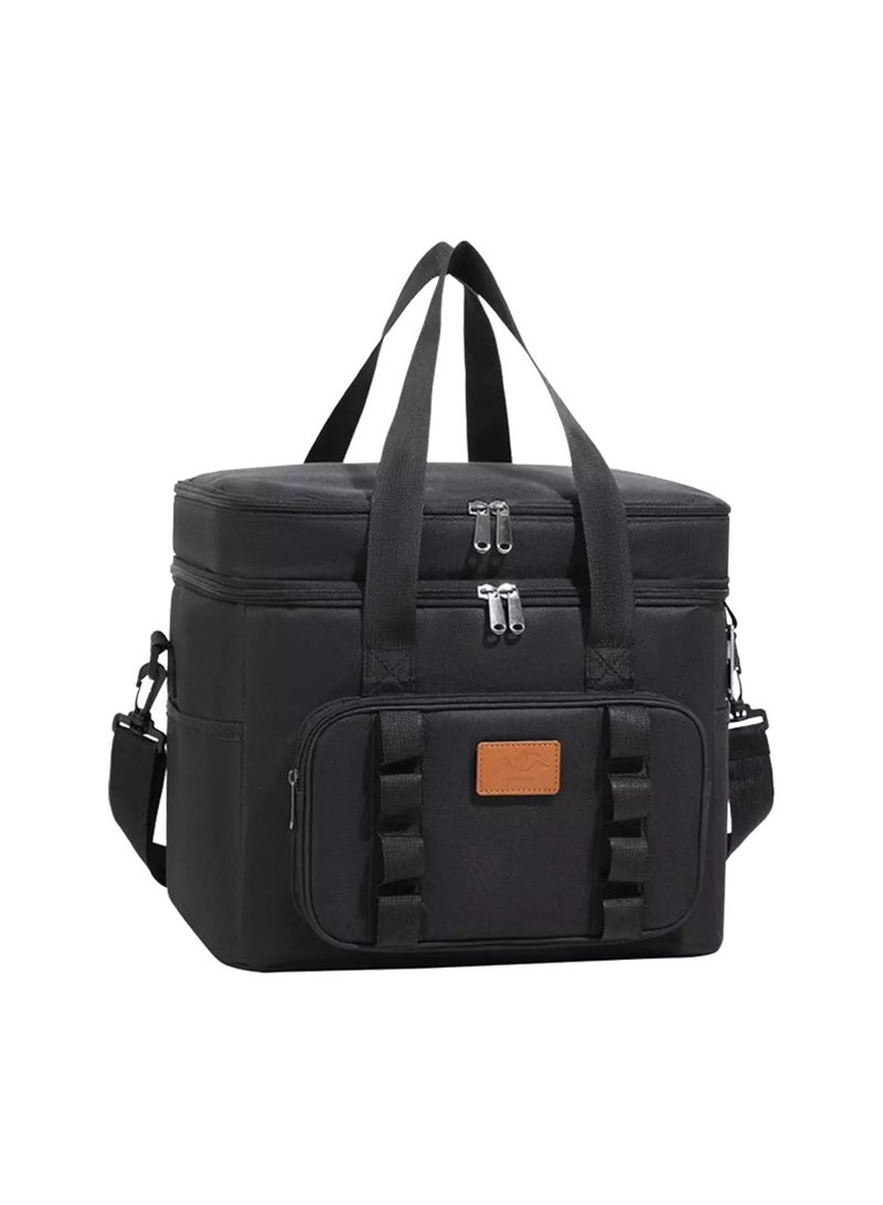 Portable Thermal Insulated Lunch Bag for Outdoor Activities, Camping, Desert - Image 1