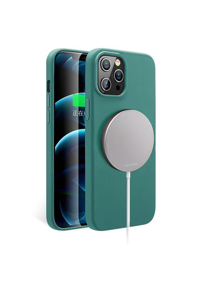 دبليو كيه جراب لهاتف iPhone 12 Pro Max WPC-005 iDeal Series المغناطيسي السائل من السيليكون جراب Magsafe المقاوم للصدمات بتغطية كاملة مع مغناطيس شحن Magsafe - Image 5