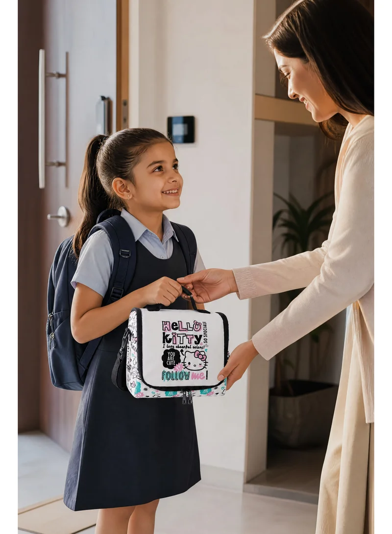 سانريو Sanrio Hello Kitty Premium Lunch Bag | Insulated PU Leather Lunch Tote | Hello Kitty Thermal Lunch Bag with Shoulder Strap