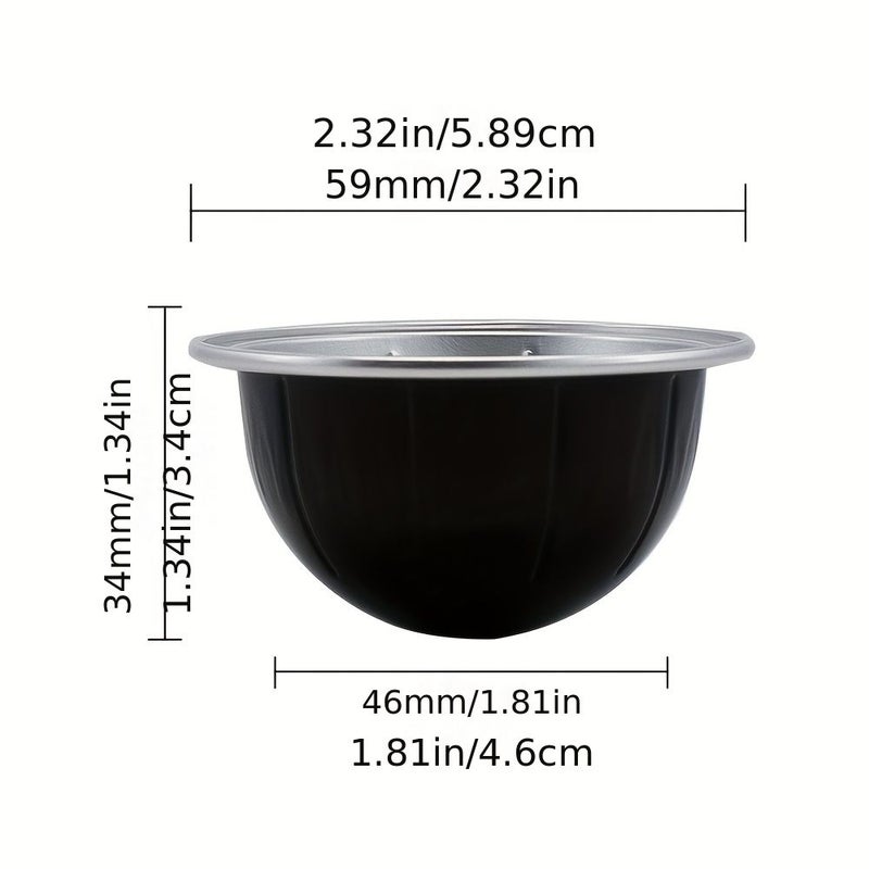 Reusable Aluminum Coffee Capsules Compatible for Nespresso Vertuo Refillable Pods with Sealing Foil Cost Effective No Waste Pressing Powder Spoon - Image 3