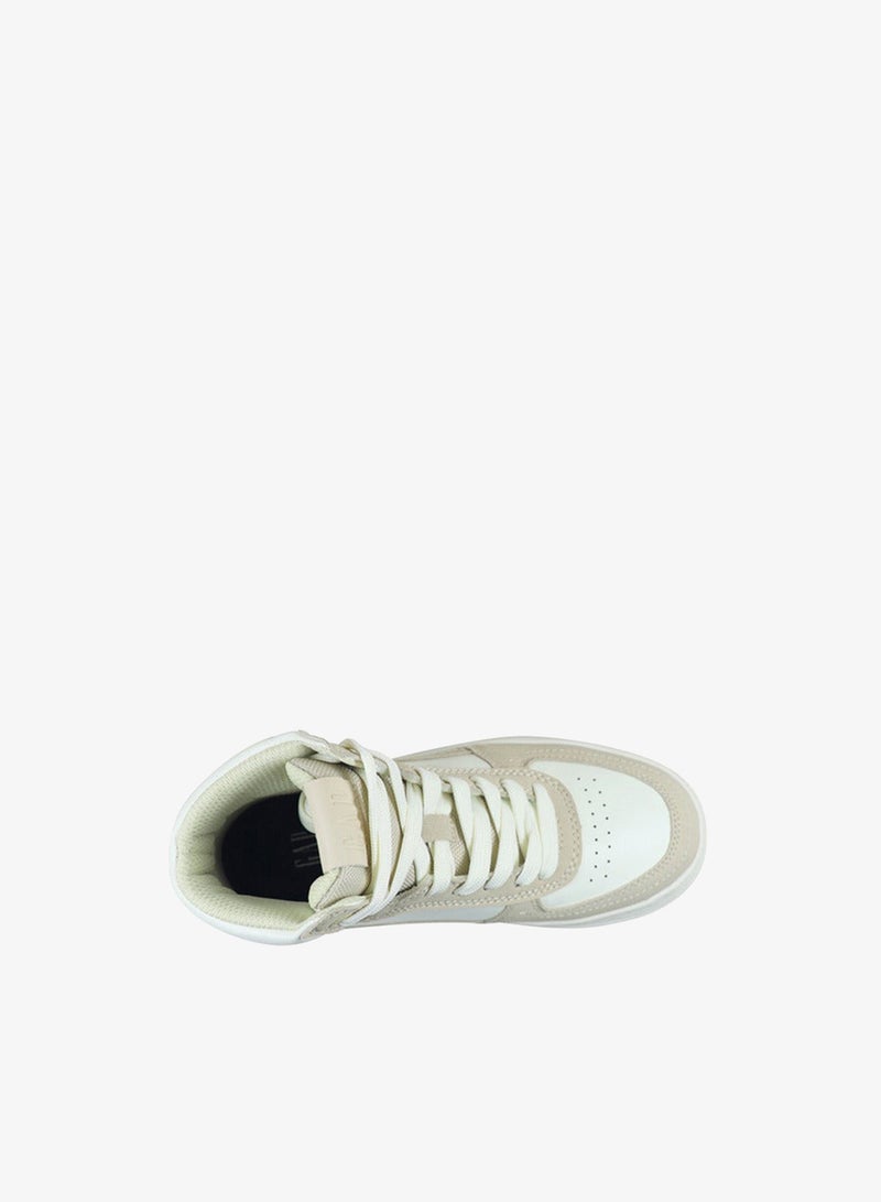 GAP Girls' PARADISE MID High Top Sneakers with Lace-Up Closure - GPK5242051620 - Image 4