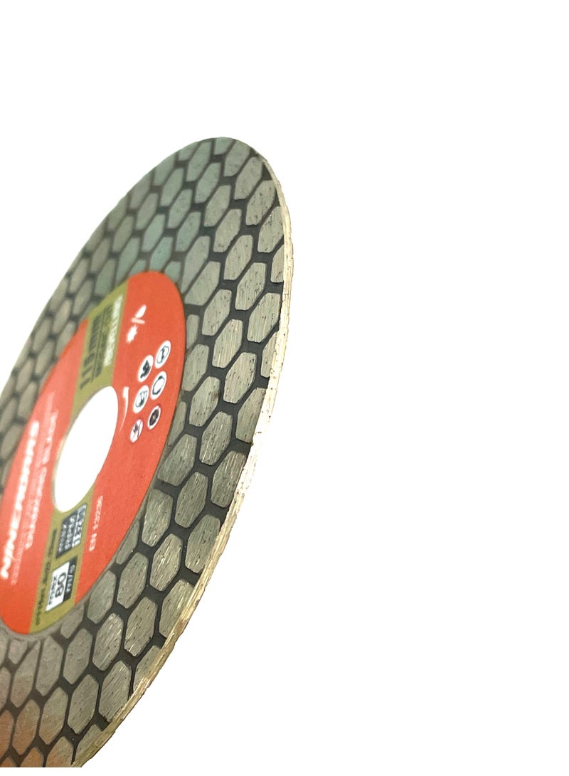 NINEROARS 4.5"/115mm Dual-Purpose Diamond Cutting Disc,Angel Grinder Blade for Cutting and Grinding Ceramic Tiles,Porcelain,Granite,Marble - Image 4