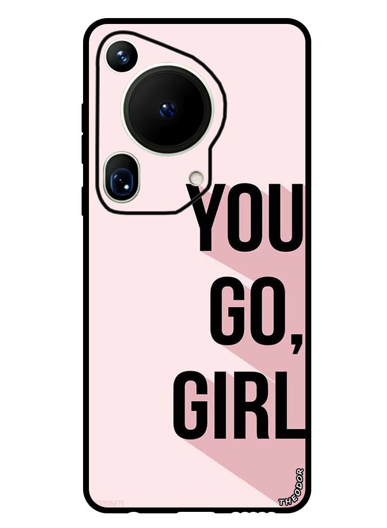 Theodor Protective Case Anti Scratch Shock Proof Bumper Cover For Huawei Pura 70 Ultra You go girl - Image 1