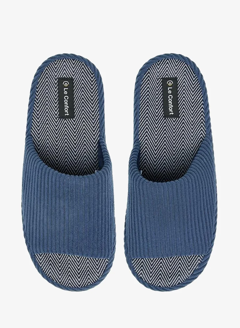 Le Confort Men Open Toe Bedroom Slippers