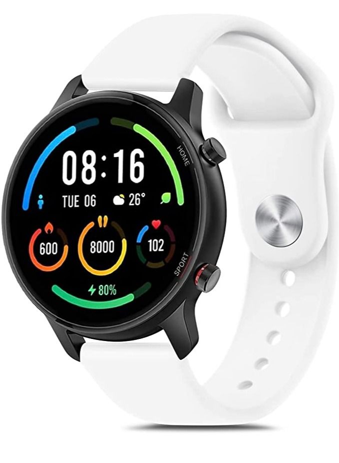 22mm Strap For Xiaomi Mi Watch/Xiaomi Watch S1 / Xiaomi Watch S1 Active, Silicone Soft Breathable Strap for Xiaomi Mi Watch Smart Sport Watch - Image 1