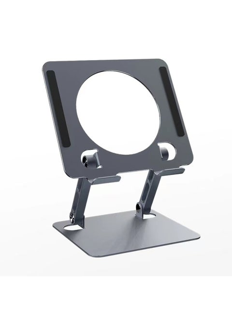 Tablet PC Bracket 360 Degree Rotating Metal Desktop Live Chicken Game Special Radiator Pad Support Frame-Color:Gray [folding Model + Game Cooling Bracket] Px02-Applicable Size:4-13 Inches