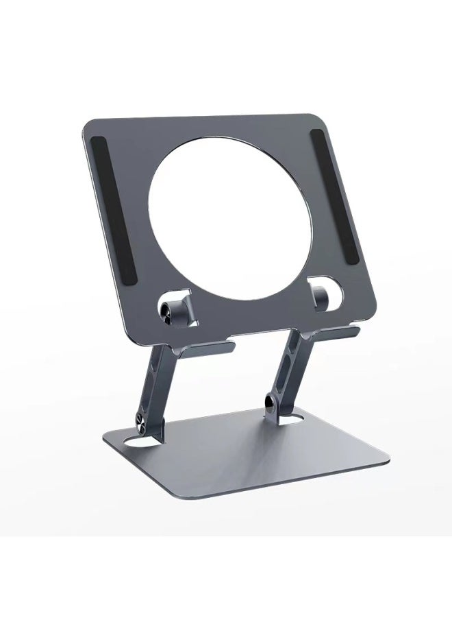 Generic - Tablet PC Bracket 360 Degree Rotating Metal Desktop Live Chicken Game Special Radiator Pad Support Frame-Color:Gray [folding Model + Game Cooling Bracket] Px02-Applicable Size:4-13 Inches - Image 1