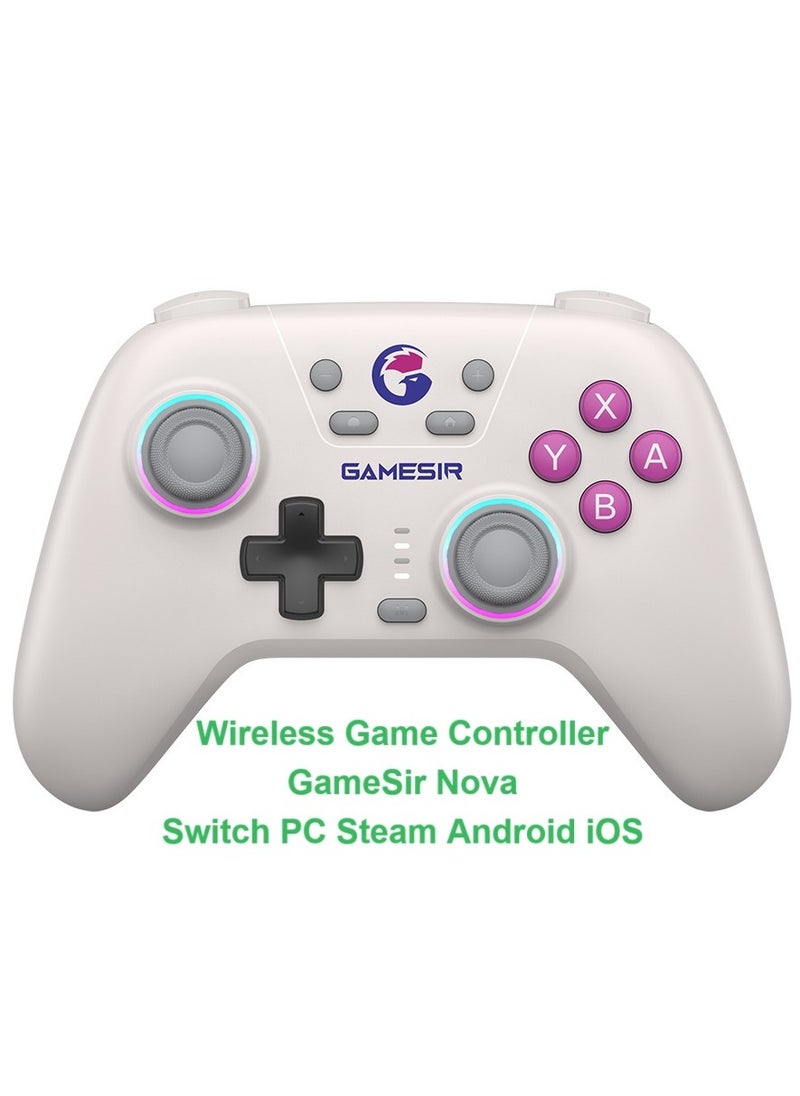 General Classic Gamepad GameSir Nova NS Bluetooth Gaming Controller for Switch, PC, Steam, Android, iOS with Hall Effect Trigger, Turbo, Rumble Vibration  - Image 1