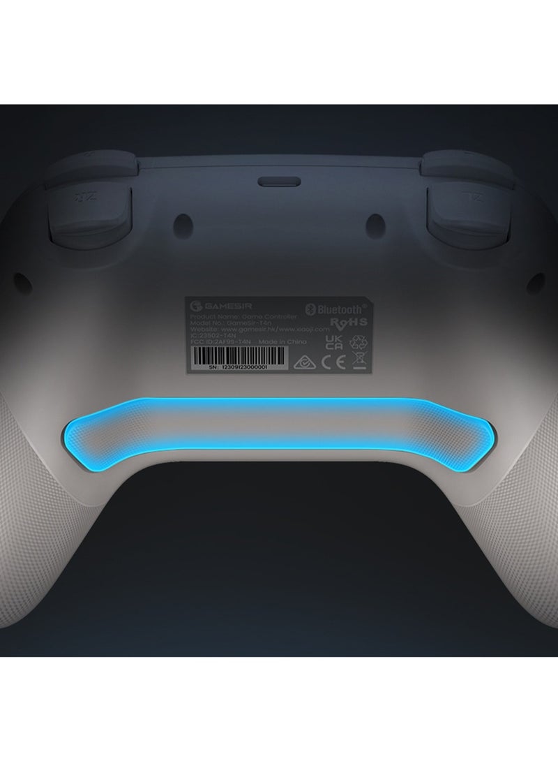 Classic Gamepad GameSir Nova NS Bluetooth Gaming Controller for Switch, PC, Steam, Android, iOS with Hall Effect Trigger, Turbo, Rumble Vibration