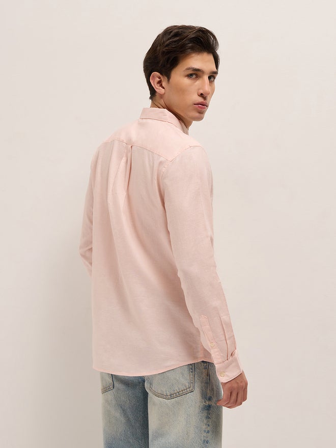 The Bear House Men Solid Slim Fit Casual Shirt - Image 5