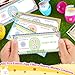 JULEASEL 100 Pcs Easter Egg FillersBunny Money Coupons Paper Easter Egg Tokens Basket Stuffers 60 Redeemable Coupons30 Blank DIY Coupons10 Bunny Dollars for Easter Activities - Image 4