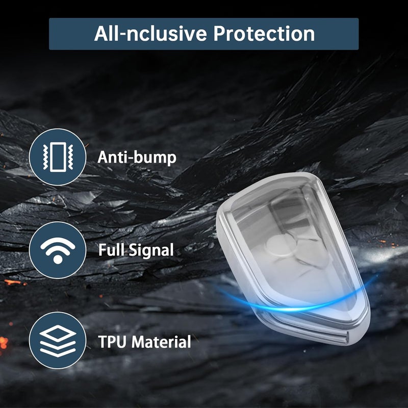 RUIYA Compatible with VW Tiguan 3 | Passat B9 2024 2025 2026 Car Key Case, TPU Key Case Cover Case Remote Protection Auto Remote Key Fob Cover Key Fobs Cover Case for Tiguan Accessories - Image 4