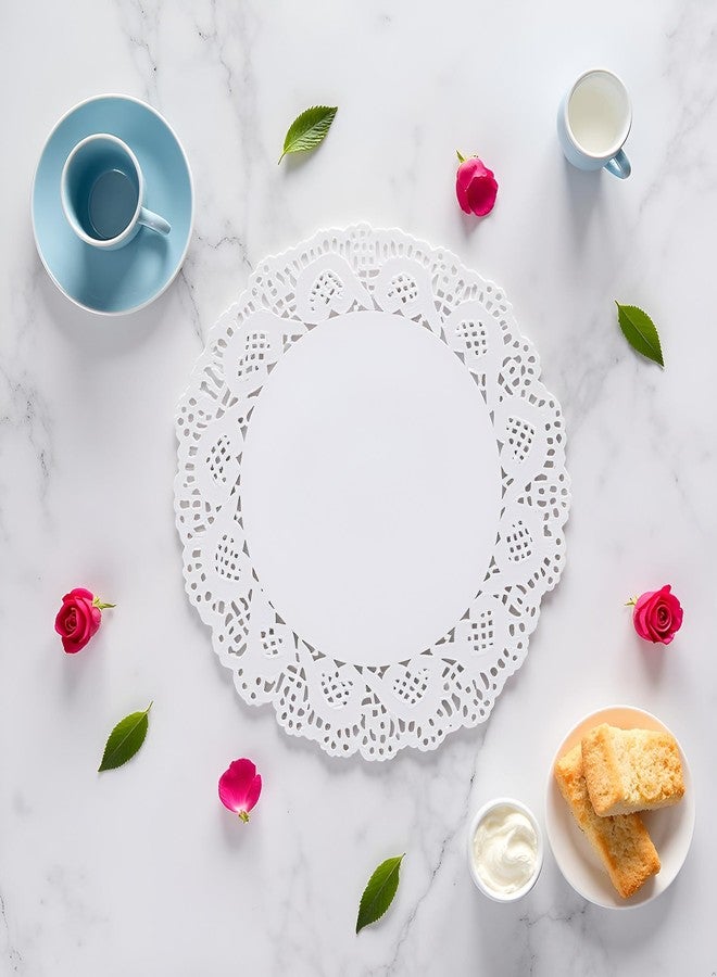 Tnyvm 150 Pcs 6 inch White Lace Paper Doilies Disposable Round for Buffet Cake Fried Food Party Wedding Tableware Decoration, Disposable Doilies Kitchen and Table Linens, Small Paper Doilies - Image 3