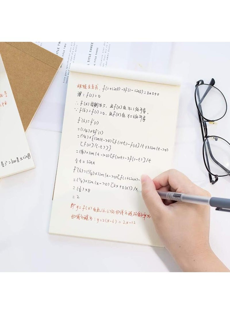  طائرة ورقية ‌6 قطع من دفتر ملاحظات كرافت 14.5×10.5 سم – صفحات بيضاء ناعمة – غلاف لين – 120 صفحة / 60 ورقة – دفتر سفر/مدرسة/رسم/تخطيط - Image 3