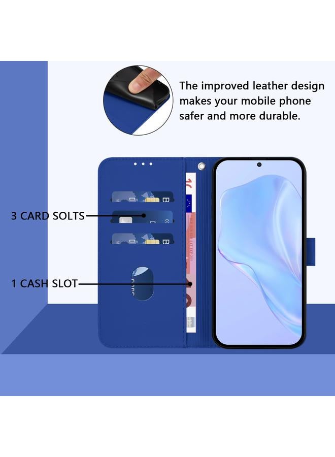 erorex Case For TCL 50 LE Skin Feel Solid Color Leather Phone Case with Lanyard  - Image 4