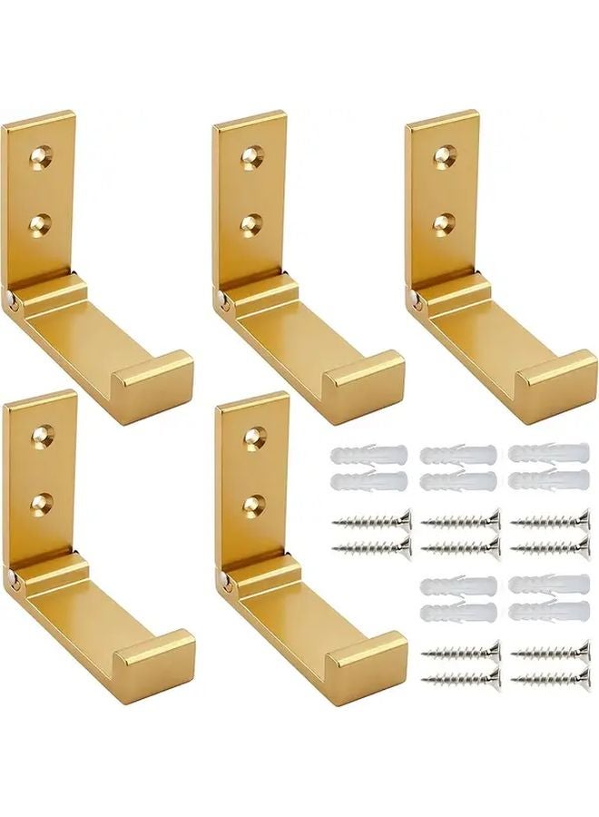 Mixed Color Foldable Wall Hooks Heavy Duty Aluminum Alloy Coat Towel Holder Mounted - Image 2