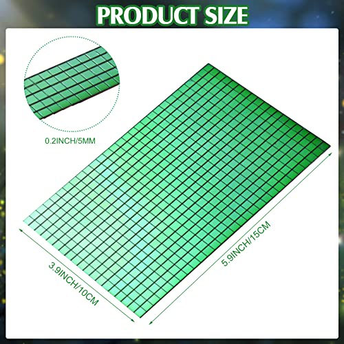 Romooa Self-Adhesive Disco Mirror Tiles Mosaic Tiles for DIY Craft Projects, 5 x 5 mm(Green,7200 Pieces) - Image 2