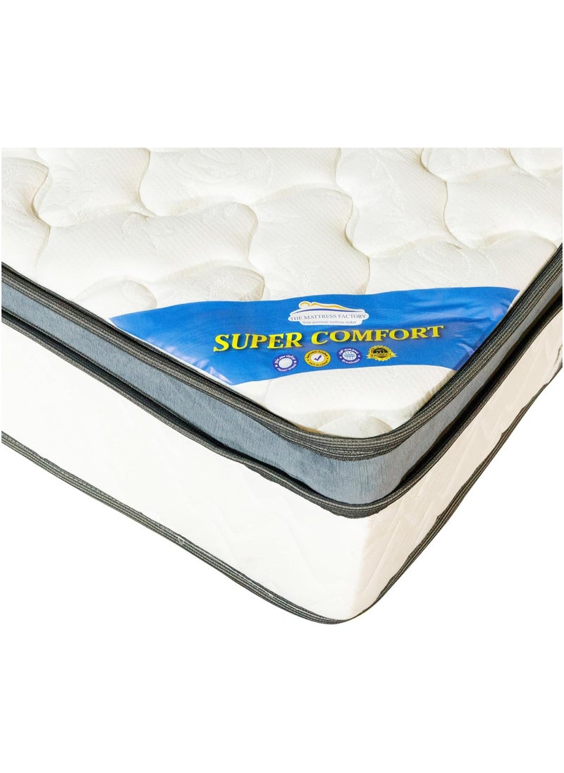 THE MATTRESS FACTORY - Super Comfort Pocket Spring Mattress – Plush Feel & Individual Support - Image 1