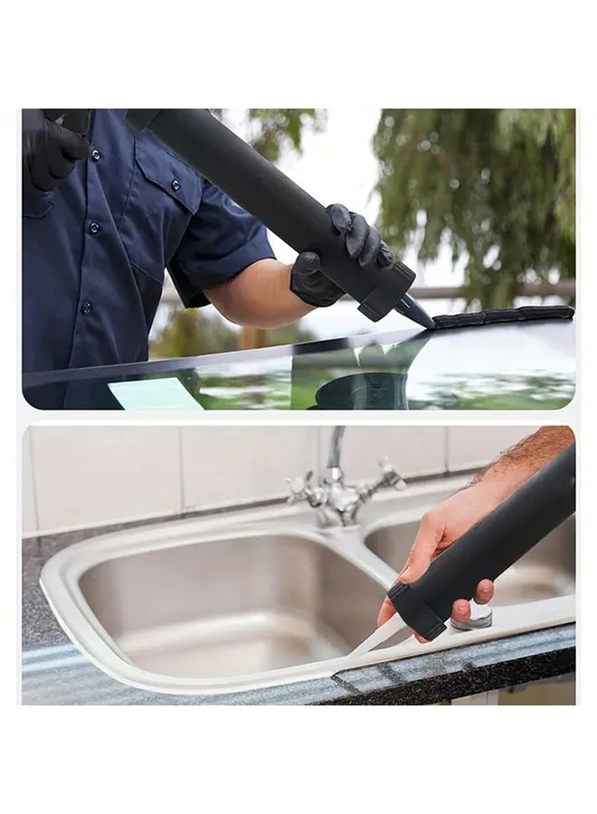 Glass Sealant Covers And Sealing Gun Nozzles Style B Replacement Cover To Prevent Open Core Tube From Quick Drying - Image 4
