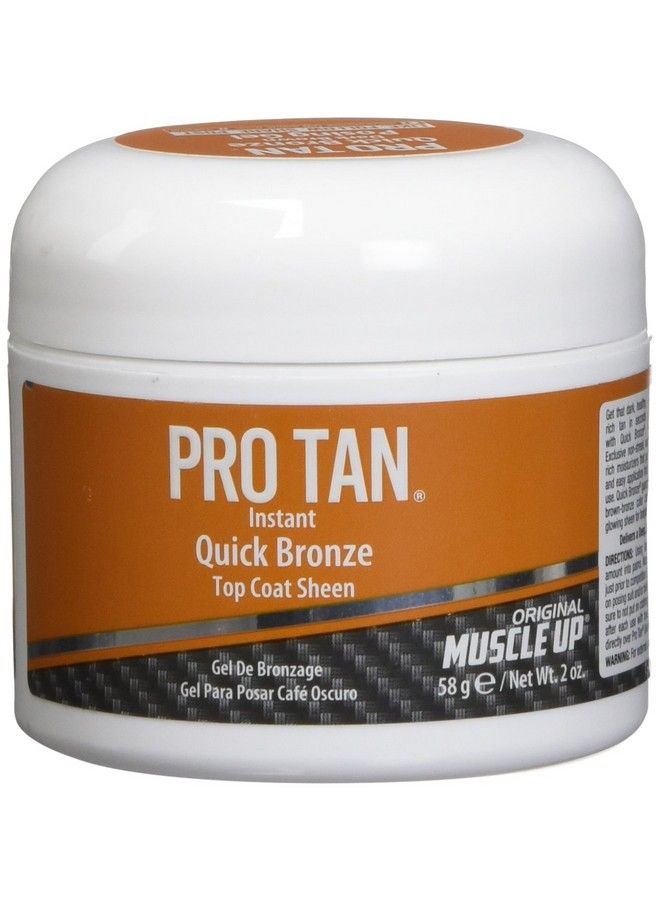 Performance Pro Tan Instant Quick Bronze Top Coat Sheen Dark Brown Posing Gel - Image 1