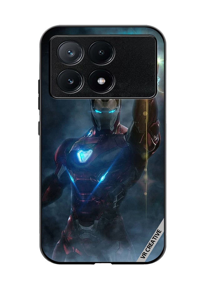 VR CREATIVE Protective Case Cover For Xiaomi Poco X6 Pro Ironman Design Multicolour - Image 1
