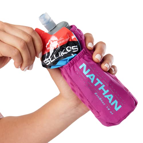 Nathan ExoDraw & ExoShot 2.0, Handheld Running Water Bottle for Marathons, Hiking, Ultra Running & Outdoor Activity - Image 5