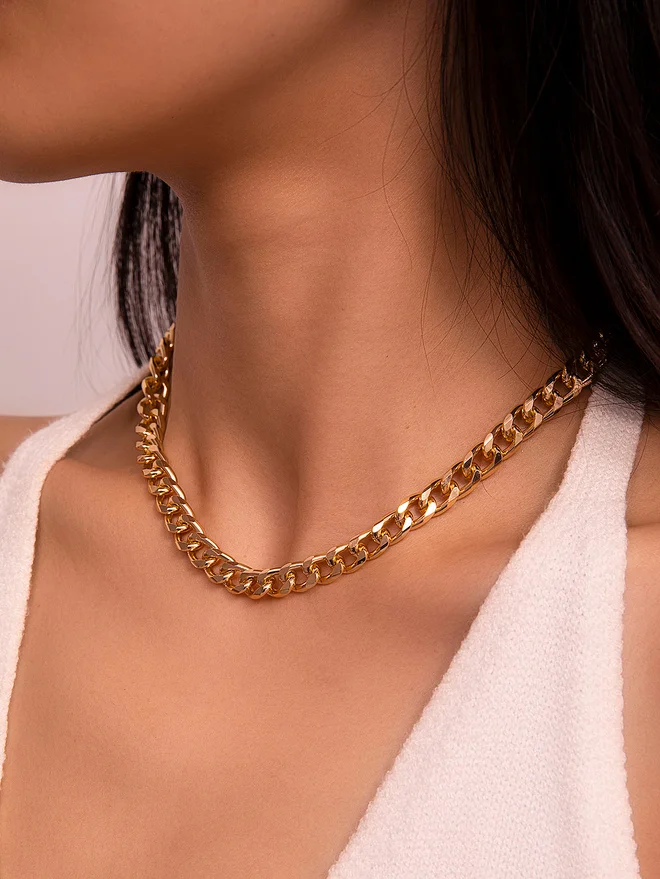 Take Two Take Two Textured Chain Necklace