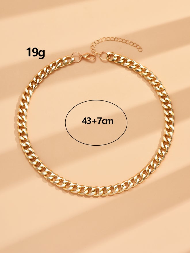 تايك تو قلادة بسلسلة مزدوجة بنقوش بارزة - Image 1