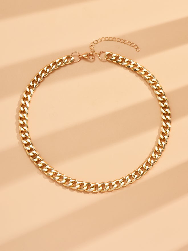 تايك تو قلادة بسلسلة مزدوجة بنقوش بارزة - Image 2