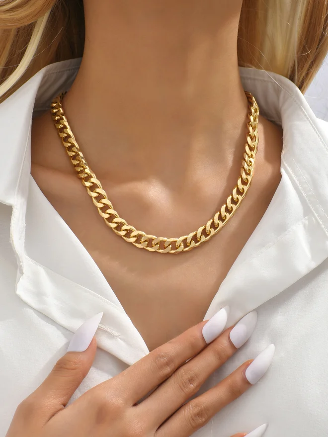 Take Two Take Two Textured Chain Necklace