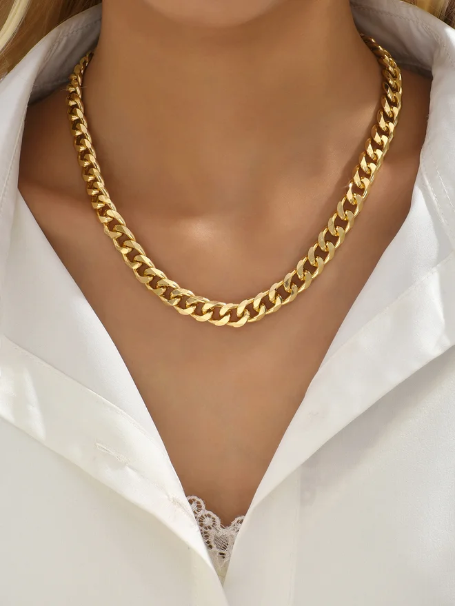 Take Two Take Two Textured Chain Necklace