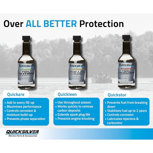 Quicksilver 8M0047921 Quickleen Engine & Fuel System Cleaner, 12 Oz. - Image 3