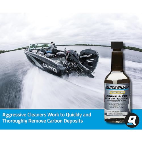 Quicksilver 8M0047921 Quickleen Engine & Fuel System Cleaner, 12 Oz. - Image 2