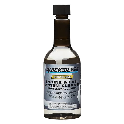 Quicksilver 8M0047921 Quickleen Engine & Fuel System Cleaner, 12 Oz. - Image 1