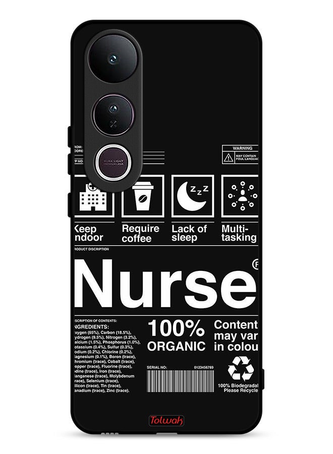 Tolwak Vivo V50 Lite Protective Case Cover Nurse Sticker