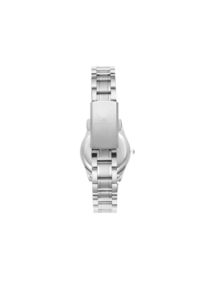 KENNETH SCOTT Women's Steel Analog Watch K23552-SBSW - 28 mm