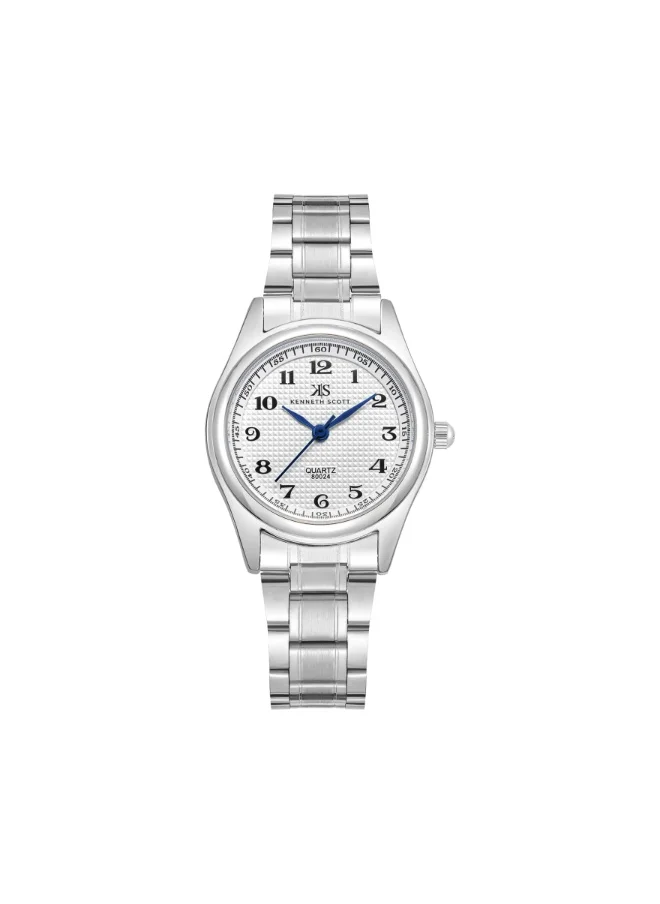 KENNETH SCOTT Women's Steel Analog Watch K23552-SBSW - 28 mm