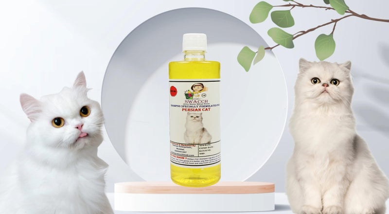 Swacch Shampoo Specially Formulated for Persian CAT (500ml) Lemon - Image 2