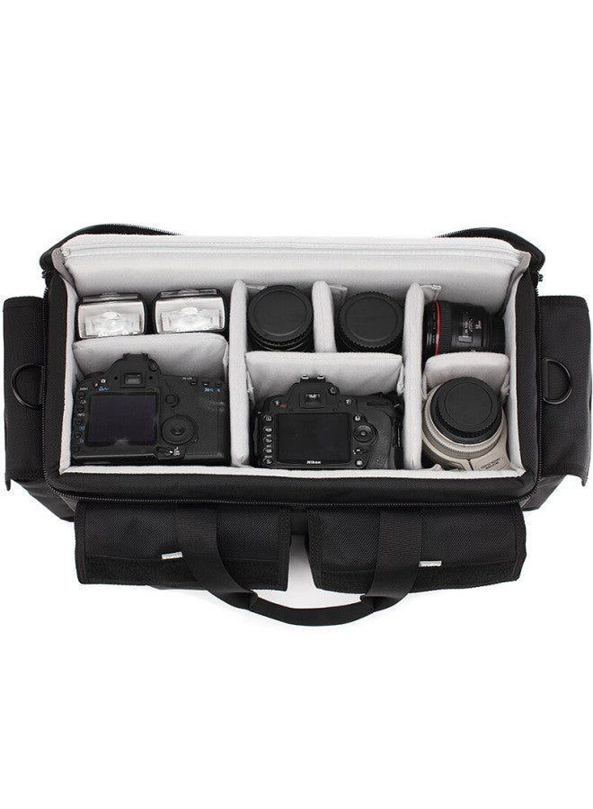 Statin Svatin Dc4323 Camera Bag Large Capacity Dslr Shoulder Bag For Two Cameras And Multiple Lenses Professional Multifunctional Shockproof Camera Bag - Image 3