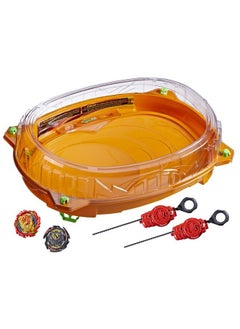 BeyBlade Burst Quaddrive Cosmic Vector Battle Set Battle Game Set With Beystadium 2 Battling Top Toys And 2 Launchers For Ages 8 And Up  - Image 2