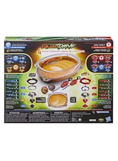 BeyBlade Burst Quaddrive Cosmic Vector Battle Set Battle Game Set With Beystadium 2 Battling Top Toys And 2 Launchers For Ages 8 And Up  - Image 5