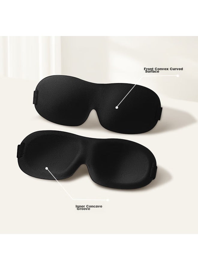 Forty thousand kilometers 40,000 Kilometers Sleep Mask Light-blocking Sleep Aid Breathable 3d Eye Mask For Men And Women Sw Gray  - Image 3