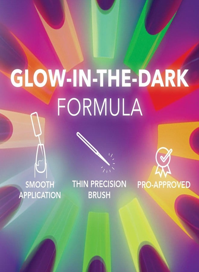 KIARA SKY Gel Paint Glow Art Liner 0.25 fl oz |Bye-O-Luminescence (bright blue) - Image 2