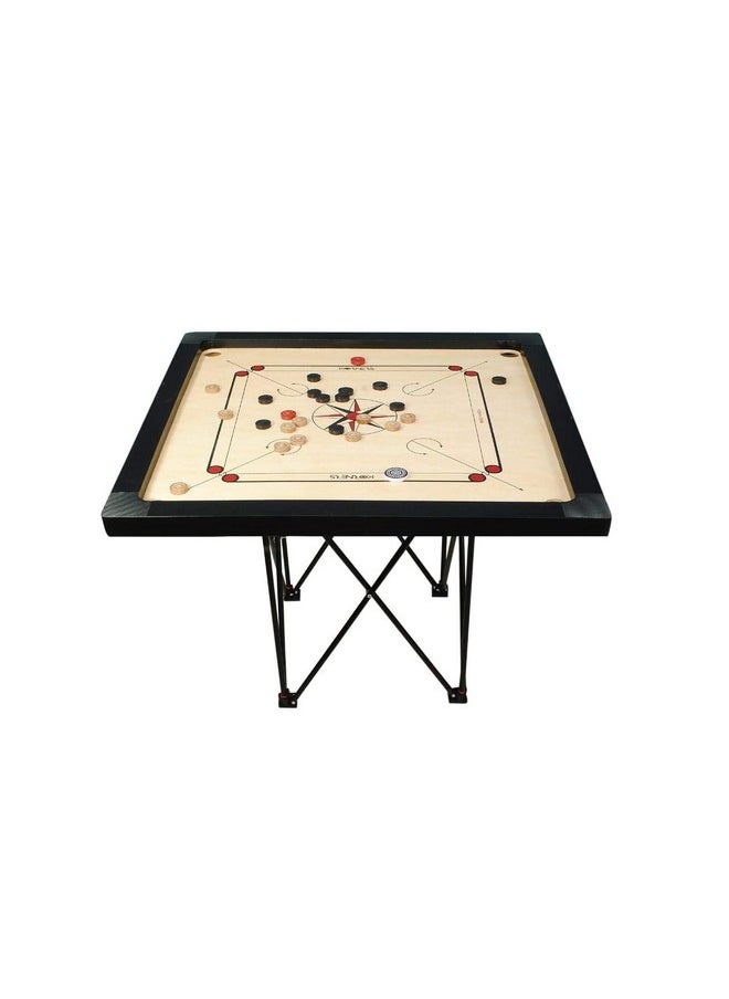 null - 11D Foldable Height Adjustable Carrom Stand Professional Easy Fold Hydraulic Quality for Carom Board - Image 1