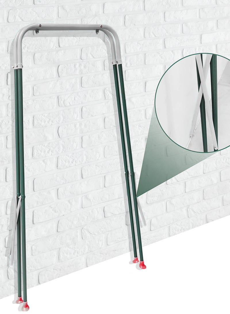 فنز  مجموعة أرجوحة الأطفال 3 في 1 من Funz مع إطار أرجوحة أطفال داخلية وخارجية مع حامل معدني قابل للطي للأطفال في الفناء الخلفي، سهلة التجميع والتخزين، أحمر - Jed-100028996 - Image 3