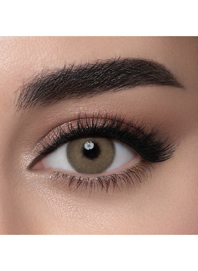 لينس مي كورتادو عدسات لاصقة للاستخدام لمدة 6 اشهر، عدسات لاصقة ملونة، عدسات لاصقة تجميلية، عدسات لاصقة بندقي، عبوة من عدستين - Image 2